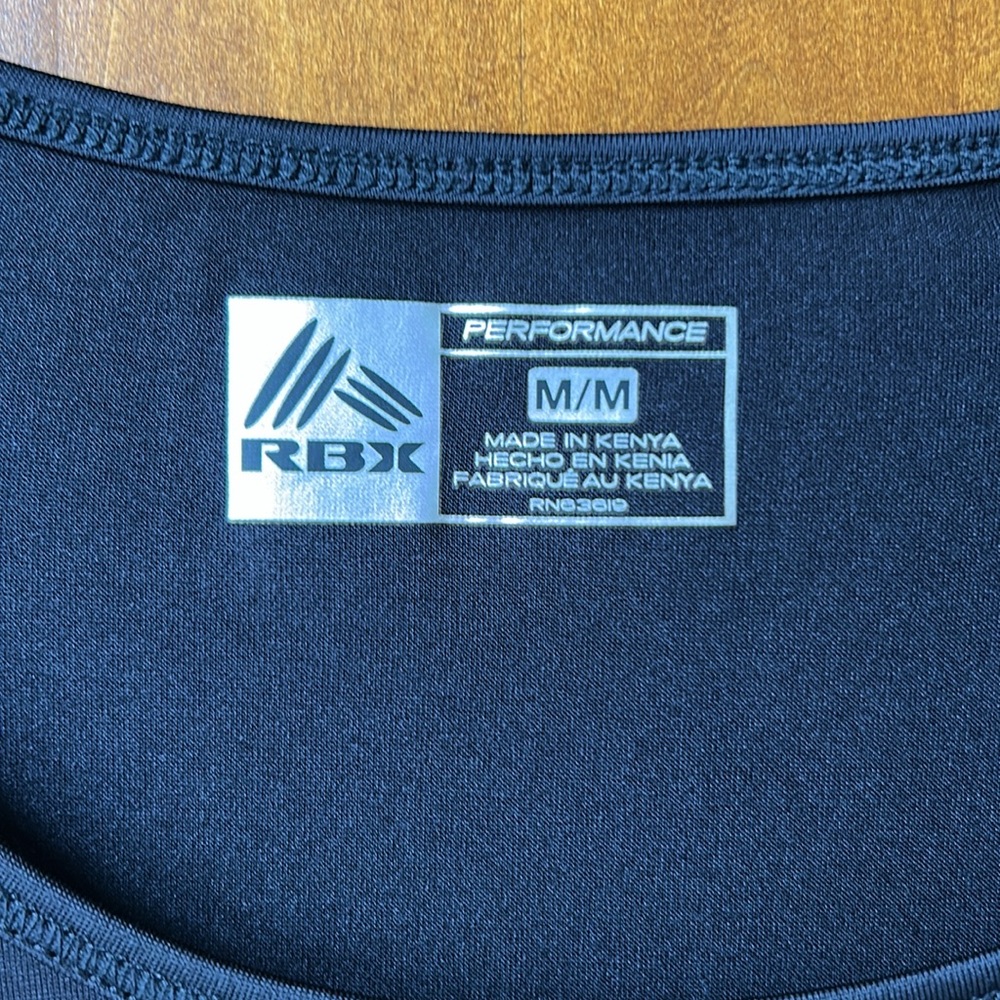 Black Ladies RBX Athletic Top - Picture 2 of 7